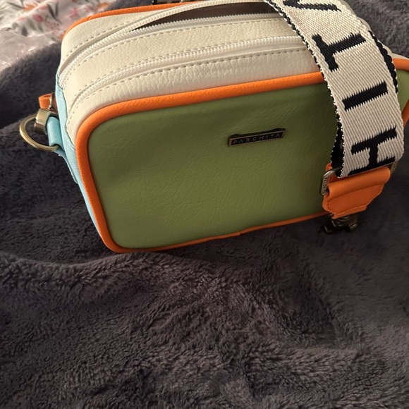 Green and Orange Women's Bag - Picture 8 of 8